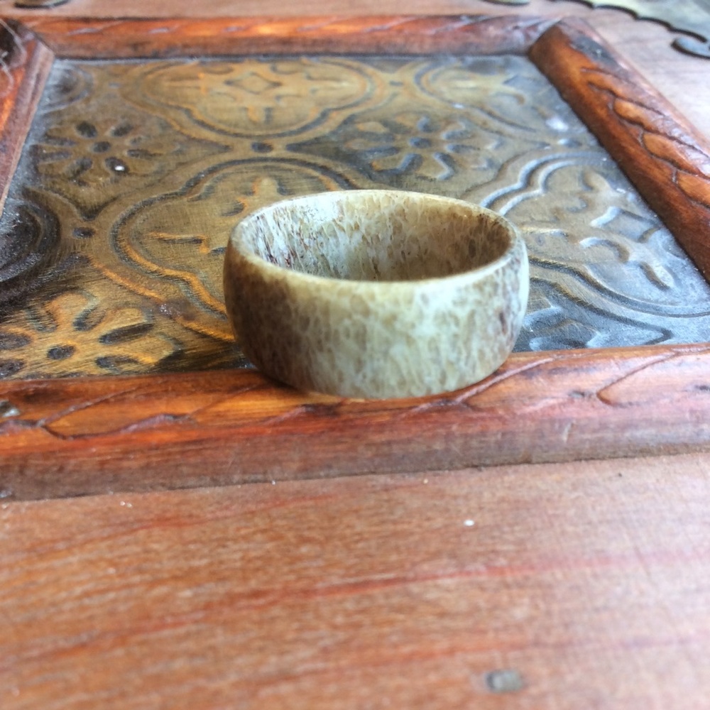 Deer Antler Ring